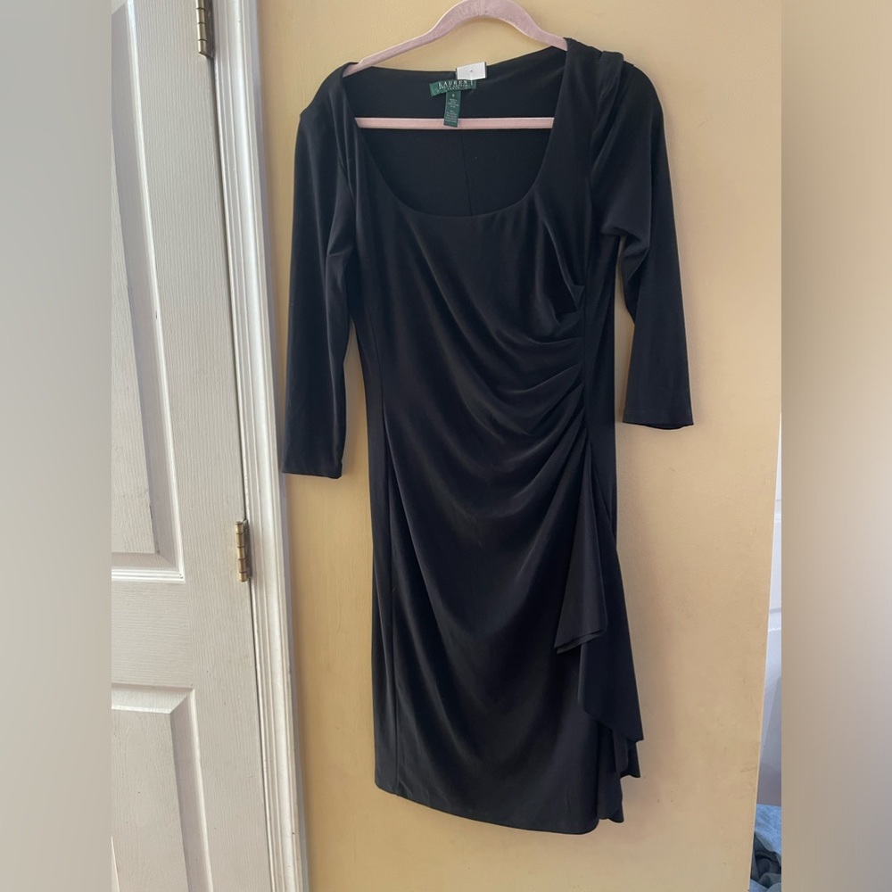 Ralph Lauren black scoop neck dress, women’s size 6